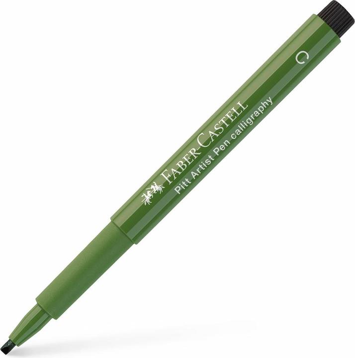 Actual product image Faber-Castell Calligraphy marker Pitt Pen chromoxydgr (Chrome oxide green dull, 1 x)