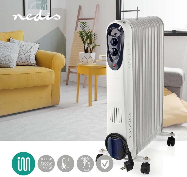 Produktbild Nedis Mobiler Öl Radiator HTOI30WT11 (2500 W)