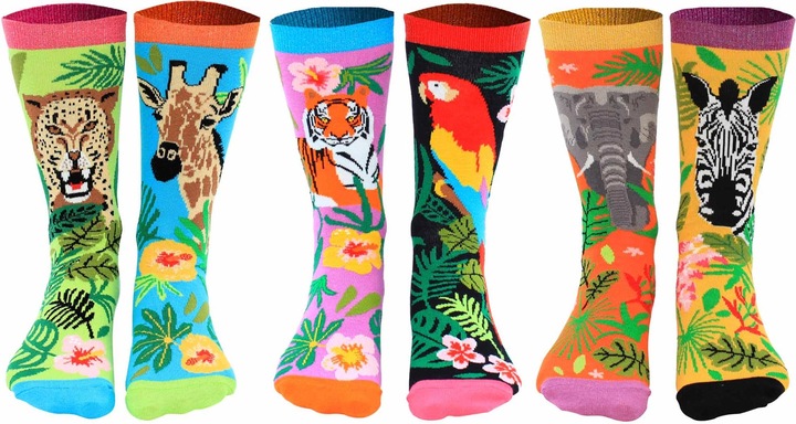 Produktbild United Oddsocks Jungle Fever (Einzelpack, 37 - 42)