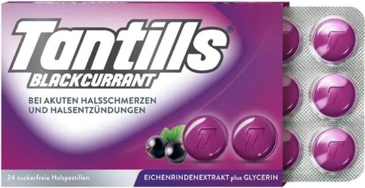 Immagine prodotto Tantills Pastiglie per la gola Blackcurr 24 pezzi (24 Pezzo/i)