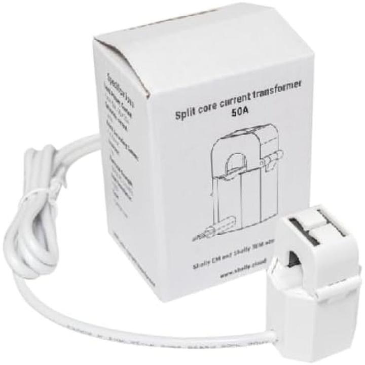 Actual product image Shelly 50A current transformer clamp
