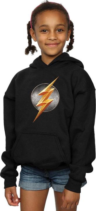 Actual product image Girls Justice League Movie Flash Emblem Hoodie (116)