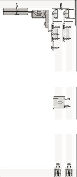 Image du produit HAWA Garniture de porte coulissante combino