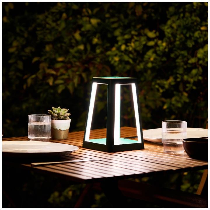Actual product image Lexon Lantern Lampa LED z ładowarką indukcyjną ciemnozielony/dark green LH94DG1