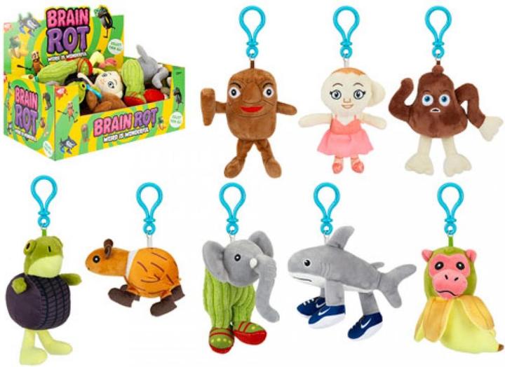 Actual product image Sombo Brain Rot Anhänger ass Display