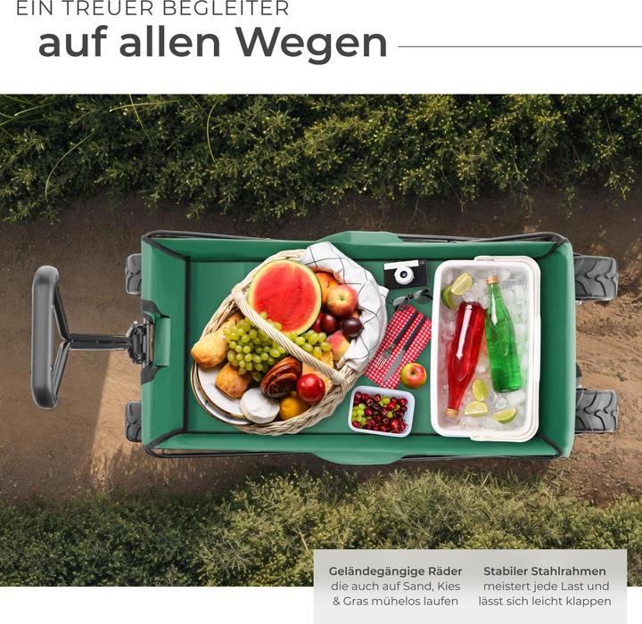 Produktbild tectake Faltbarer Bollerwagen