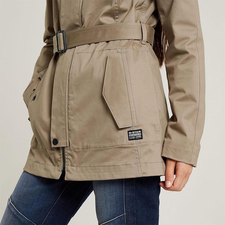 Productafbeelding G-Star Damen Kurzer Trenchcoat mit bequemer Passform und originellem Look