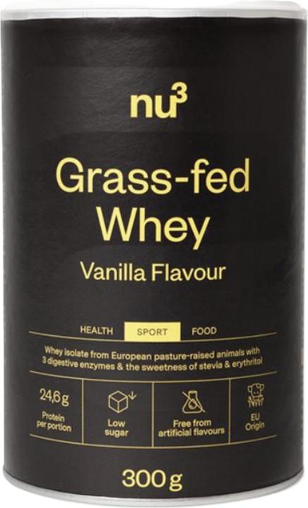 nu3 Grass Fed Whey Powder Vanille (Vanille, 1 Stk., 300 g)