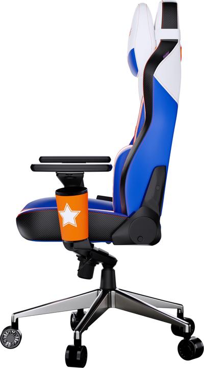 Actual product image Cooler Master Fauteuil Caliber X2 Street Fighter 6 Luke (Blanc/Bleu/Orange)