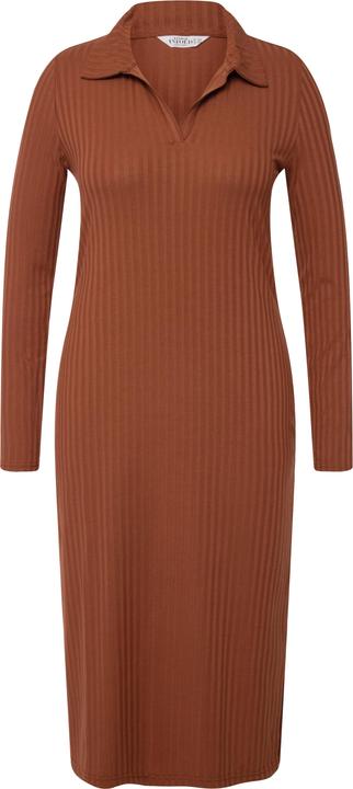 Actual product image Studio Untold Polo Collar Ribbed Knit Long Sleeve Slim Fit Dress (46, 48)