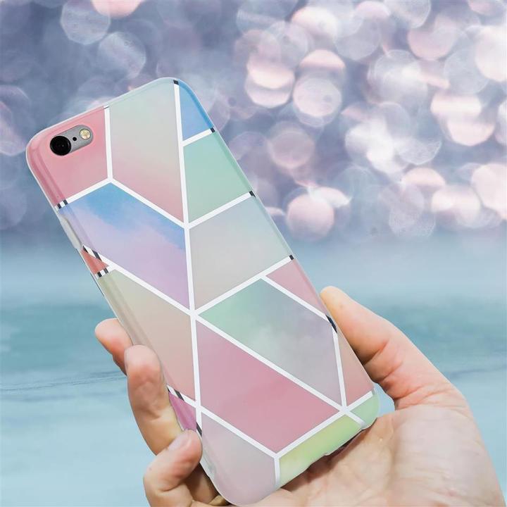 Image du produit Cadorabo Couverture IMD TPU Marbre coloré (Apple iPhone 6 Plus)