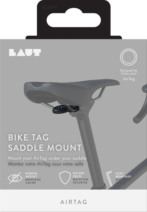 Actual product image Laut Saddle AirTag Mount