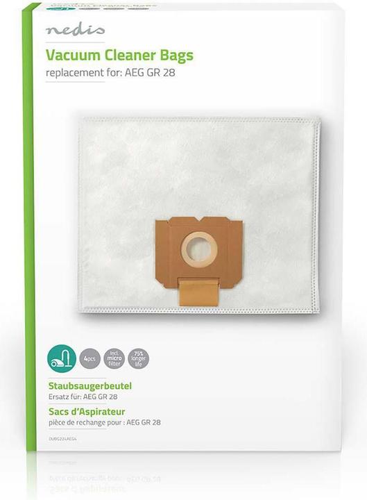 Produktbild Nedis Staubsaugerbeutel AEG G R 28 (4 x)