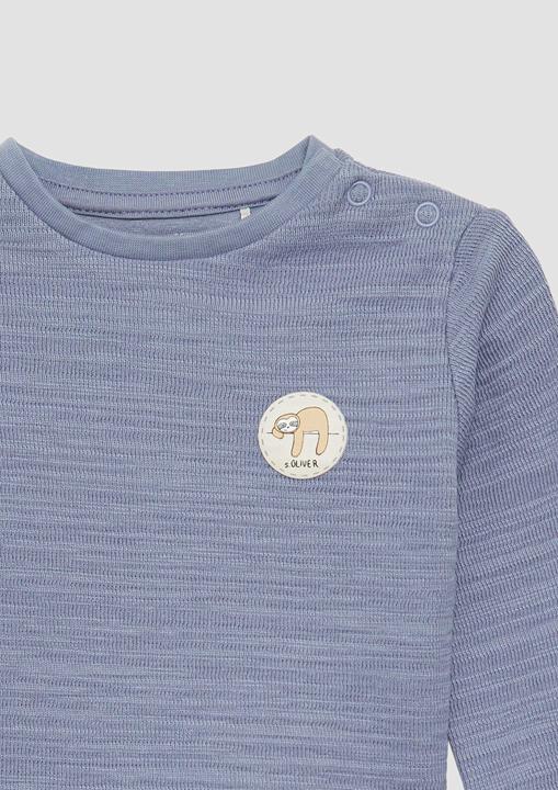 Produktbild S.Oliver T-Shirt Strukturiertes Longsleeve aus Baumwollmix (86)