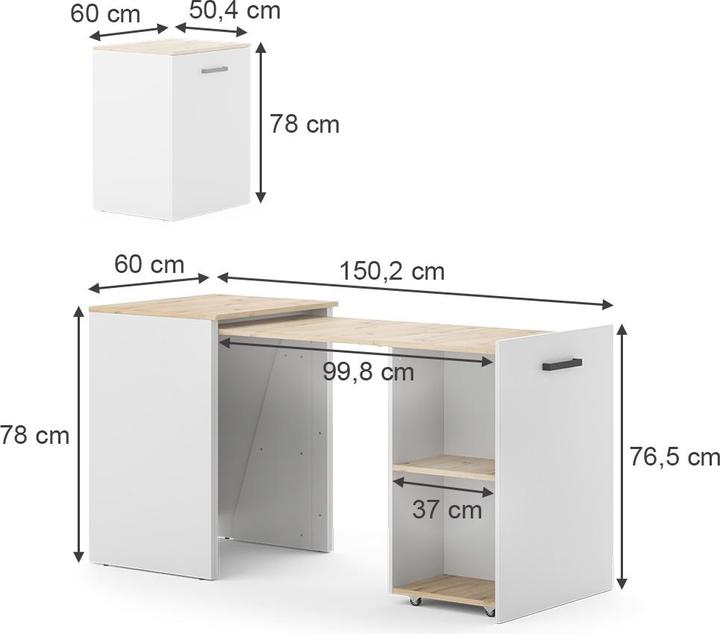 Image du produit Vicco Adam (60 x 50.40 x 78 cm)