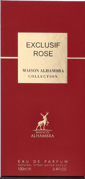 Actual product image Alhambra Exclusif Rose (Eau de parfum, 100 ml)