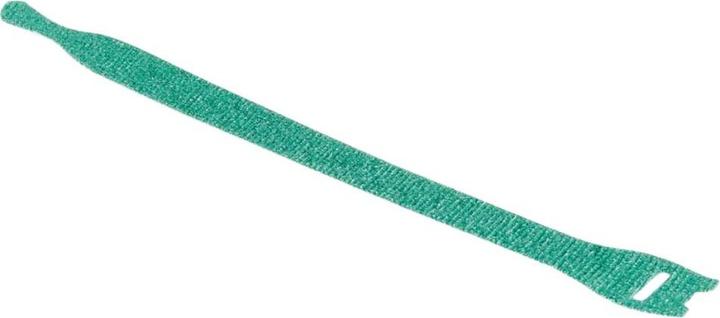 Produktbild HellermannTyton Schnellkabelbinder 200x12,5 Textil grün (Kunststoffkabelbinder, 200 mm, 10 Stk.)