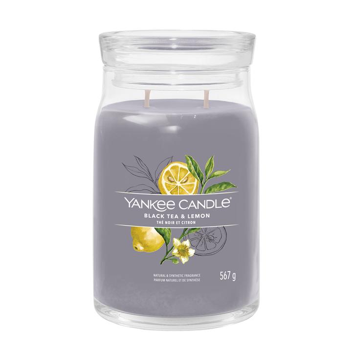 Productafbeelding Yankee Candle Duftkerze Black Tea & Lemon Signature Large Jar