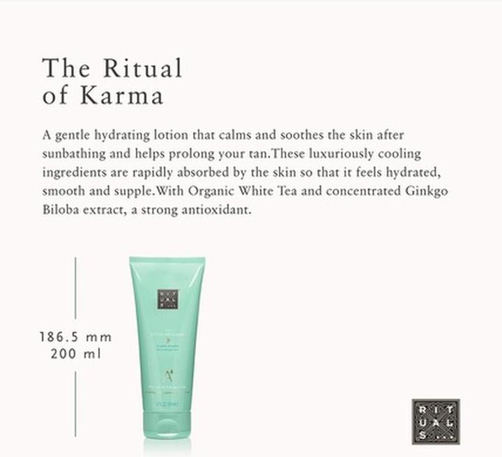 Actual product image Rituals The Ritual Of Karma (200 ml, After Sun Lotion)