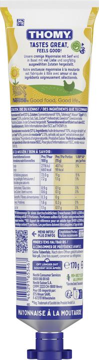 Actual product image THOMY Mayonnaise with mustard (170 g)