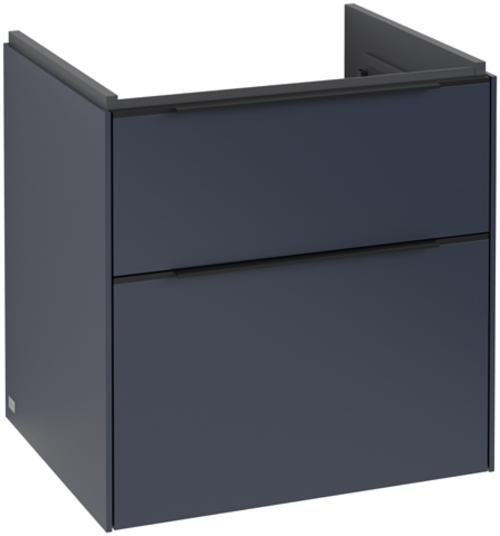 Marine Blue, Volcano Black