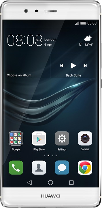 Huawei P9 (32 GB, Mystic Silver, 5.20", Single SIM, 12 Mpx, 4G)