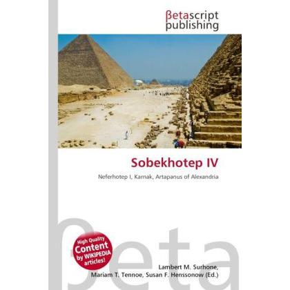 Sobekhotep IV, Fachbücher