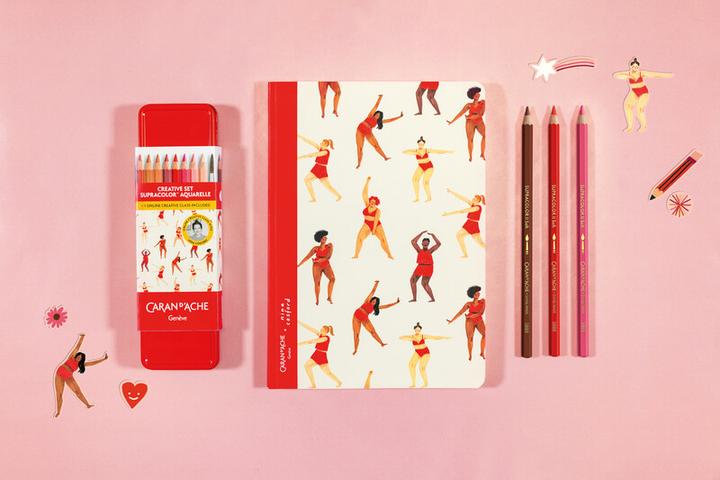 Actual product image Caran d'Ache Colouring book Nina Cosford Special Edition (A5, Plain, Hardcover)