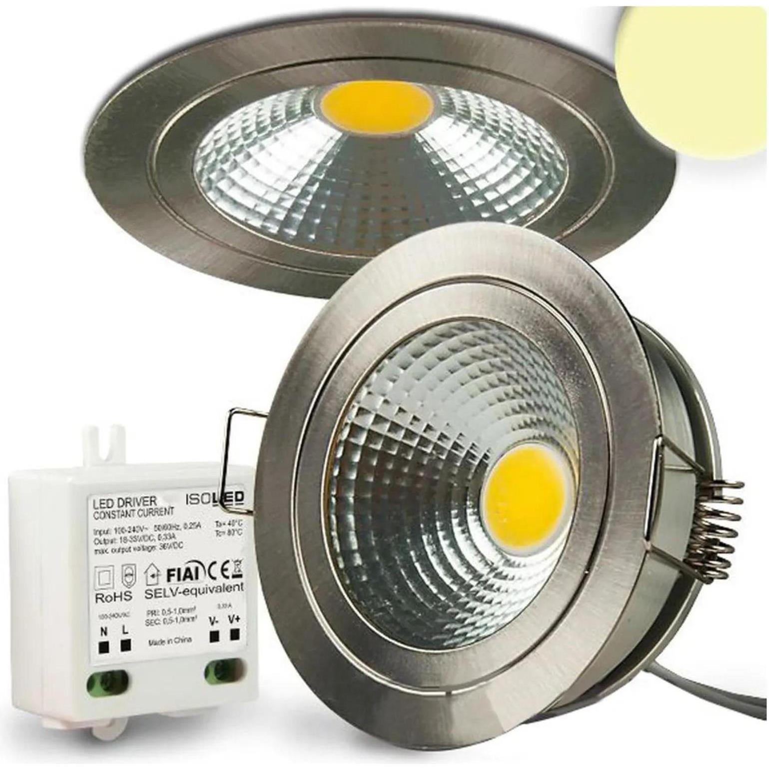 Isoled, Wandleuchte + Deckenleuchte, Einbauleuchten (400 lm)