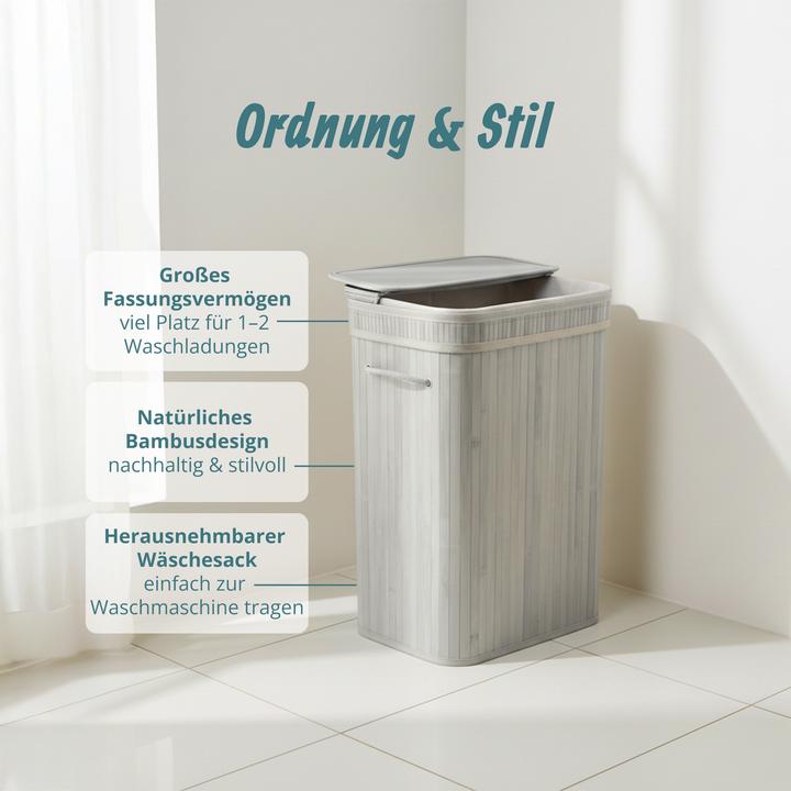 Actual product image Relaxdays Laundry bin (72 l)