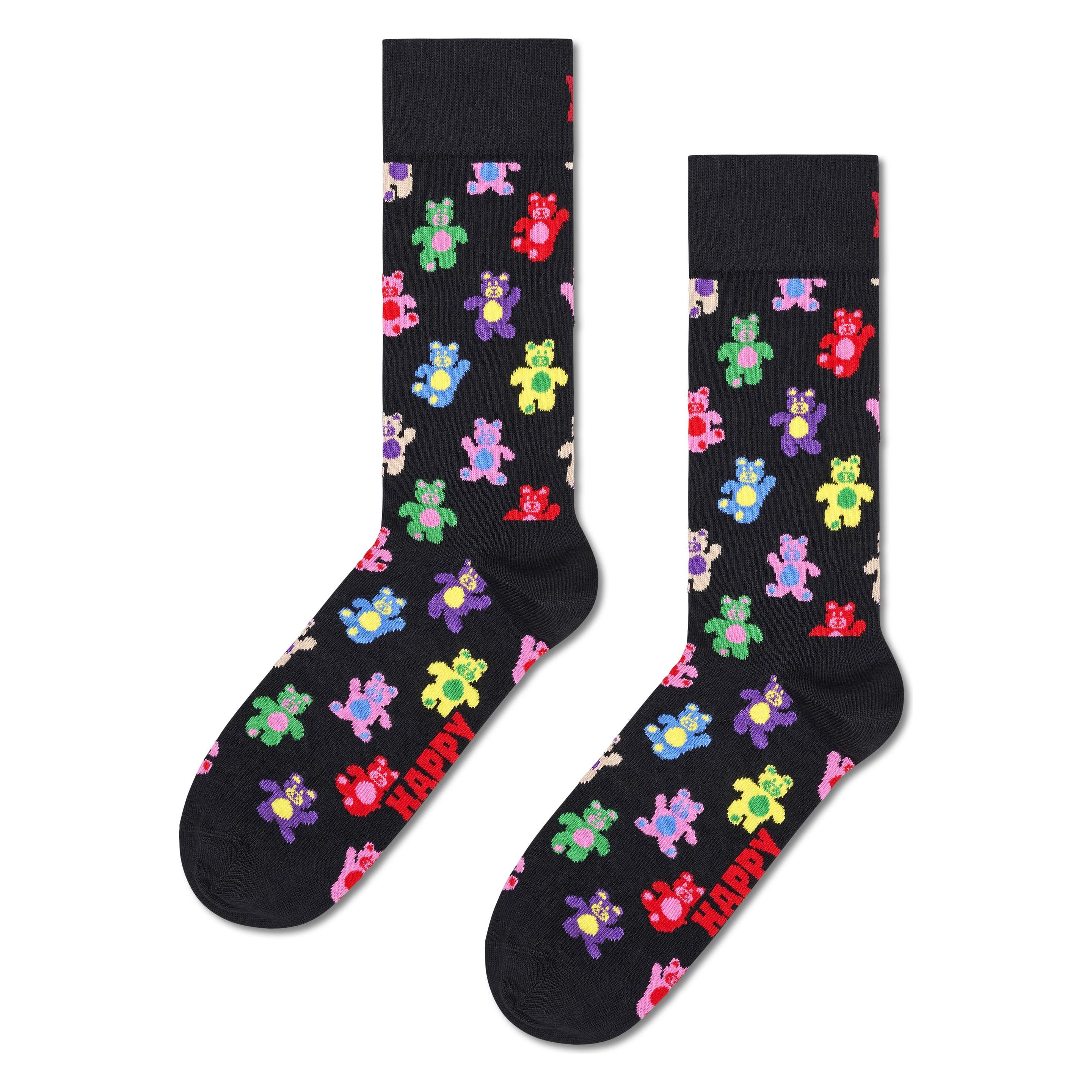 Happy Socks, Unisex, Socken, Teddy Bear, Mehrfarbig, (Einzelpack, 41 - 46)