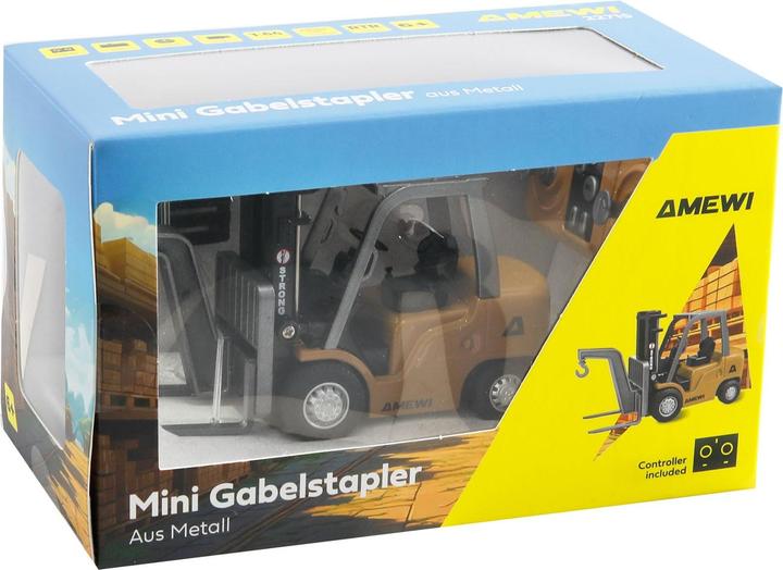Actual product image Amewi RC Gabelstapler aus Metall 8-Kanal 1:64 RTR (RTR Ready-to-Run)