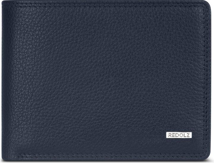 Image du produit Redolz Leather Essentials QF Geldbörse RFID Leder 12 cm ausklappbar mit Reissverschlussfach
