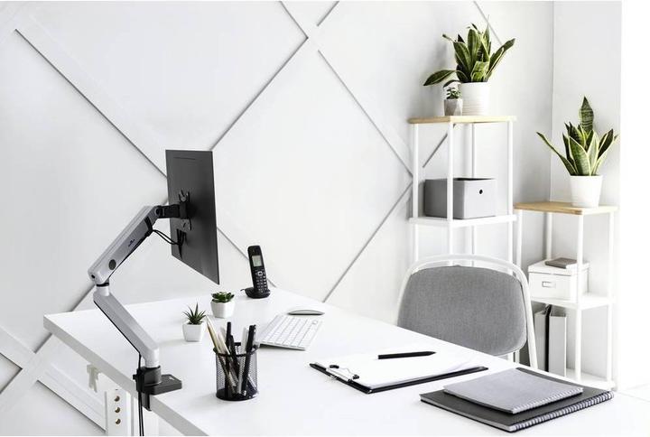 Produktbild Durable Monitorhalt. SELECT PLUS m Arm f 1 Mon. Tischb. Sil. (Tisch, 32", 8 kg)