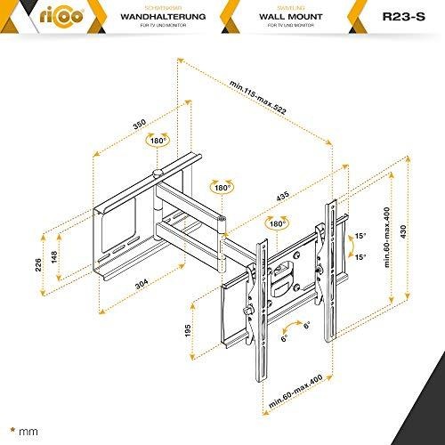 Produktbild Ricoo TV Wandhalterung (165", 95 kg)