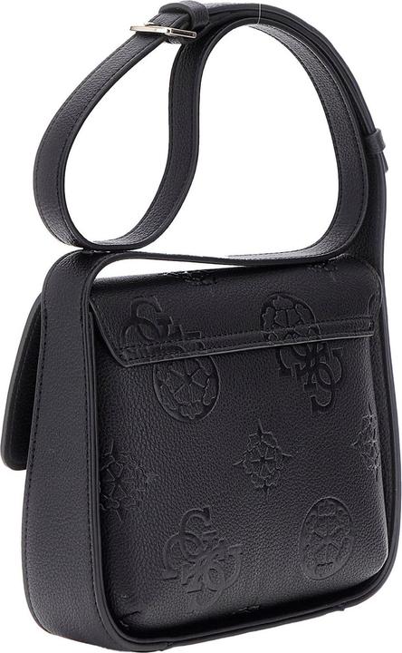 Produktbild Guess Vermutungen Umhängetasche Keandra Crossbody Flap Black Logo Schwarz