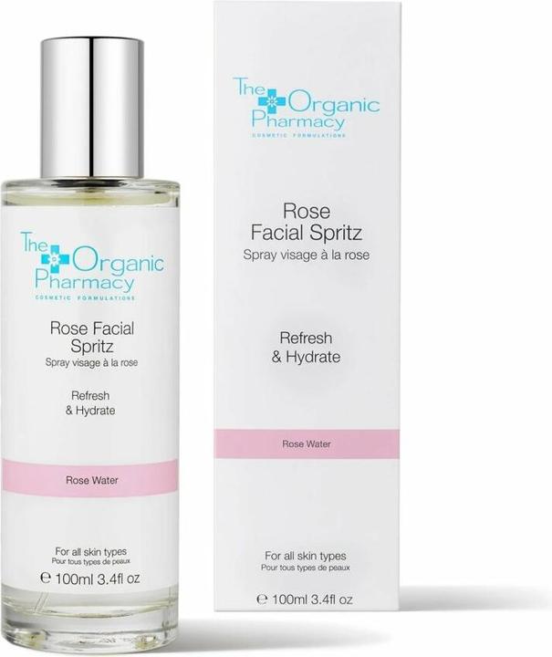 Produktbild The Organic Pharmacy Rose Facial Spritz Toner (Reinigungstücher Gesicht, 100 ml)