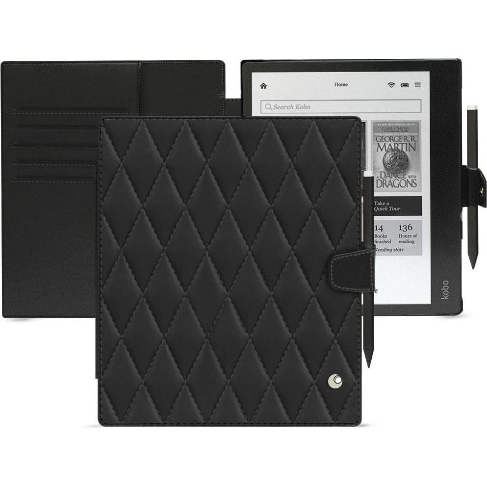 Noreve Lederschutzhülle Kobo Elipsa 2E (Kobo Elipsa 2E), Tablet Hülle, Schwarz