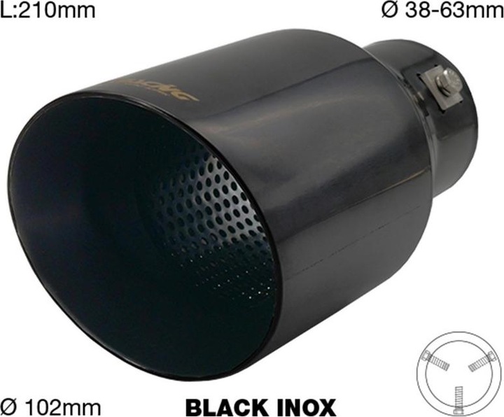 Image du produit Simoni Racing Embout d'échappement 102mm rond