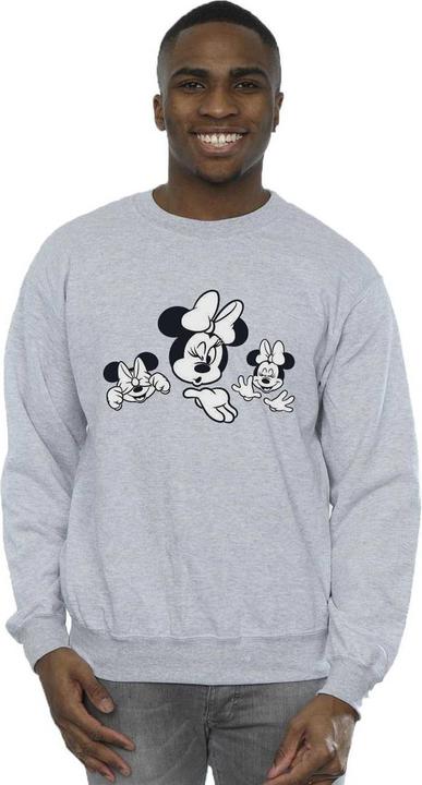 Immagine prodotto Disney Minnie Mouse Three Faces Felpa Uomo (M)