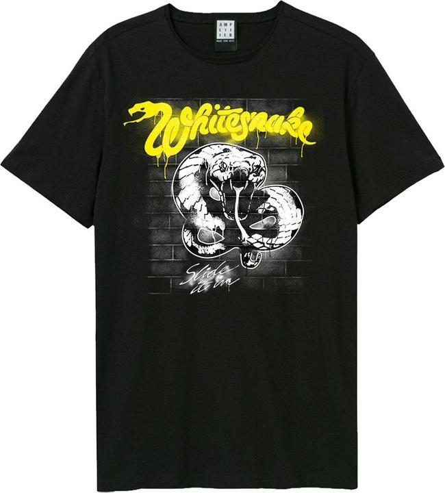 Actual product image Amplified Unisex Adult Graffiti Whitesnake T-Shirt (3XL)