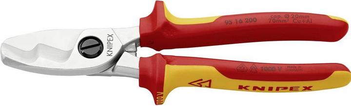Knipex Kabelscheremit Doppelschneide 95 16 200 SB (260 mm)