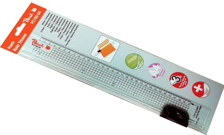 Image du produit Peach Règle/trimmer PC100-04 DIN (3 feuilles, A4)