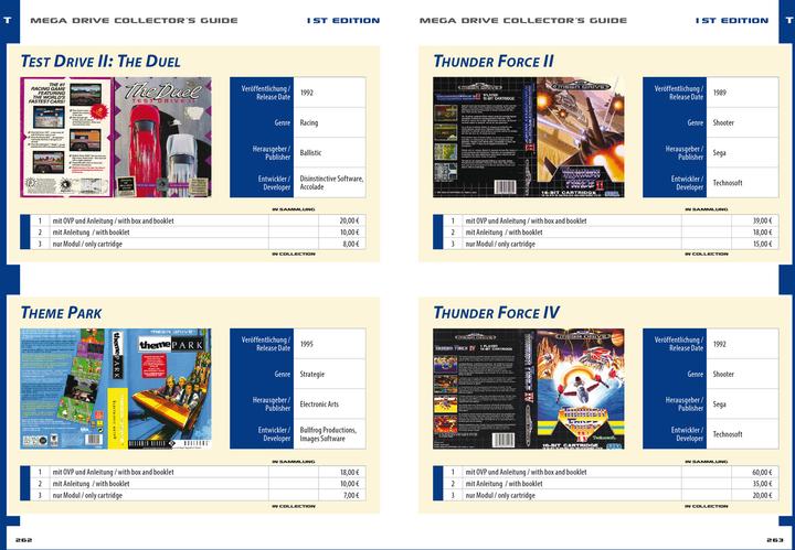 Produktbild Mega Drive Collector's Guide 1st Edition - Der Preisführer für eure SEGA Mega Drive Spiele-Sammlung (Deutsch, Englisch, Thomas Michelfeit, 2016)