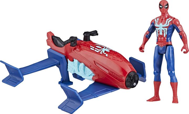 Actual product image Hasbro Spiderman Web Splashers Vehicle Spider-Man Jet Splasher
