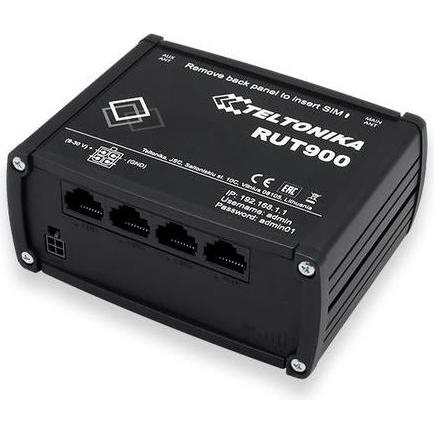Teltonika RUT900 WLAN Router Fast Ethernet Single Band (), Router, Nero