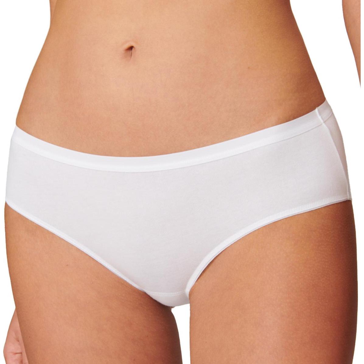 Thumbnail - Schiesser, Damen, Unterhosen, 6er Pack 95/5 Organic Hipster, Weiss, Schwarz, Beige, (44, 6er Pack)