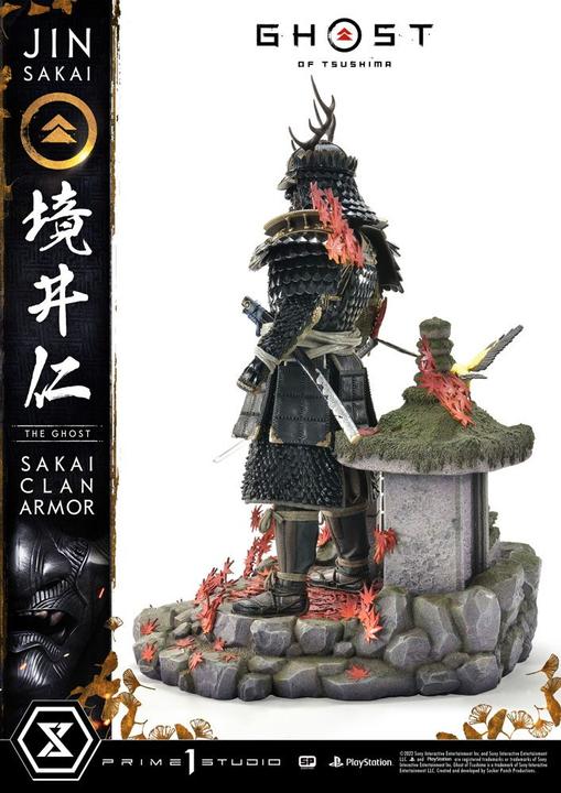 Actual product image Prime 1 Studio Ghost of Tsushima statuette 1/4 Sakai Clan Armor 60 cm