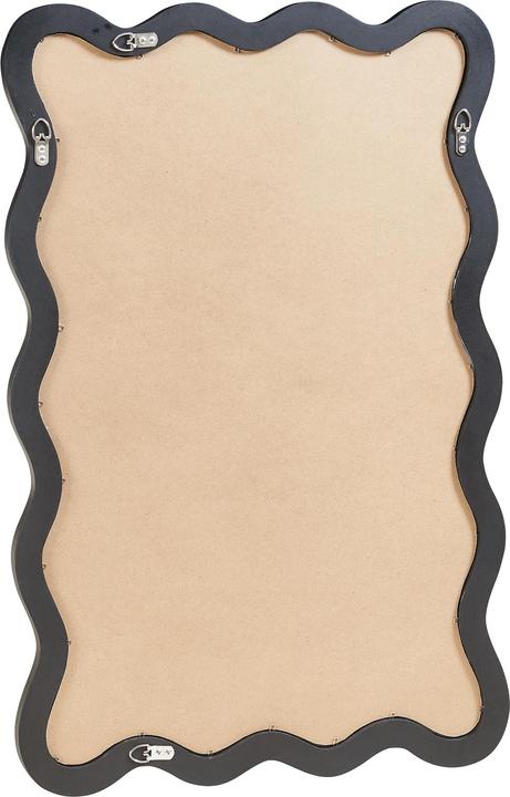 Produktbild En.Casa Wandspiegel Koster 90x60 cm Schwarz (90 x 60 cm)