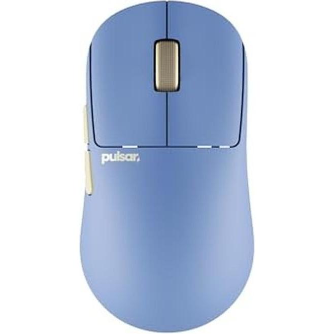 Pulsar X2N CRAZYLIGHT Mini Wireless (Wildscape Ocean) - Gaming Mus - Optisk - 6 knapper - Blå (Senza fili), Mouse, Blu
